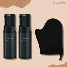 Lade das Bild in den Galerie-Viewer, 2x Magic Tan Mousse + GRATIS Handschuh Set